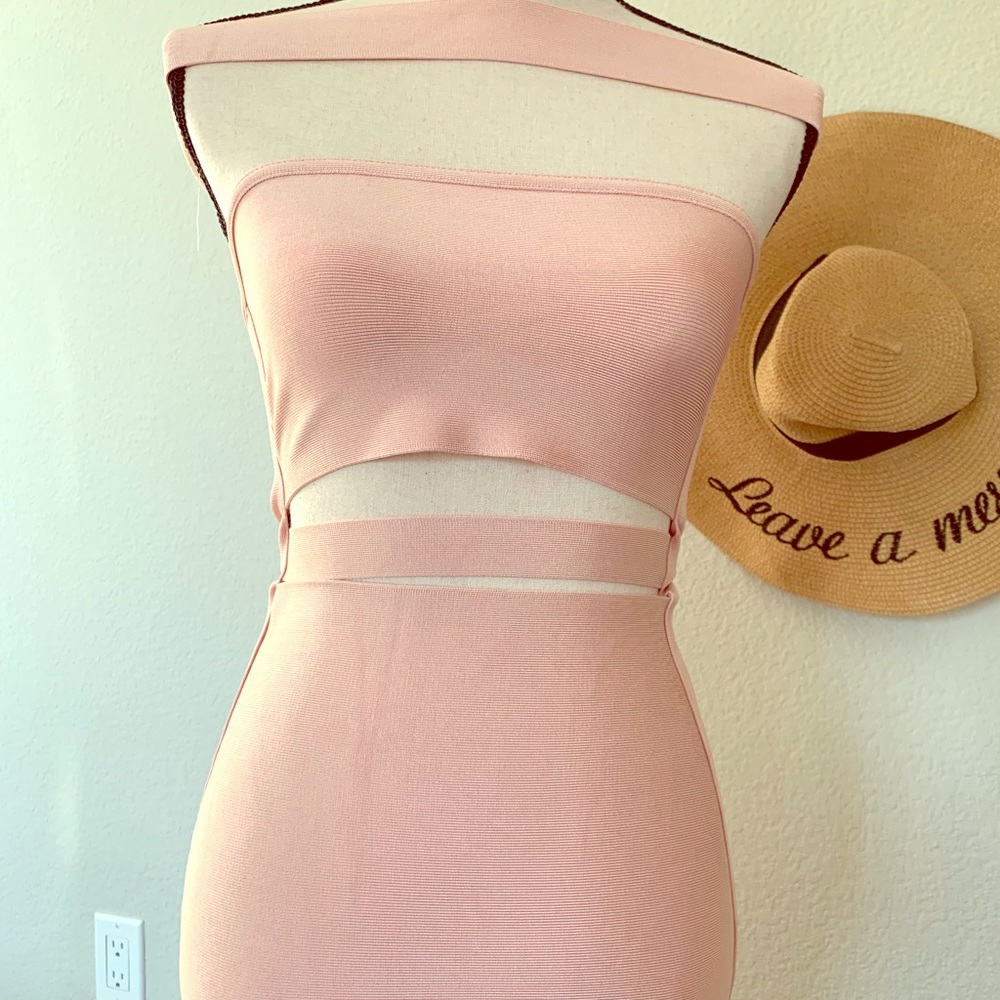 Pink Bandage Dress